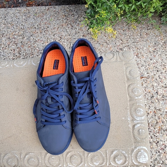 Swims Men's Blue Sneakers Rare Color - Picture 6 of 13
